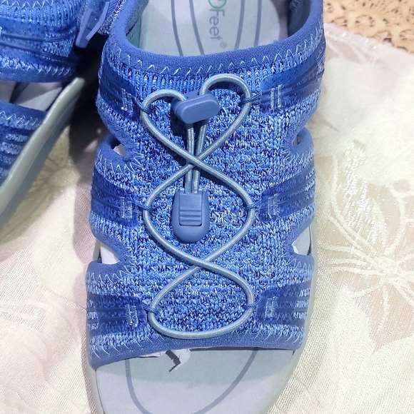 Orthofeet Womens Orthopedic Stretcheble Maui Sandals. Size 8.5 Wide - Picture 8 of 16